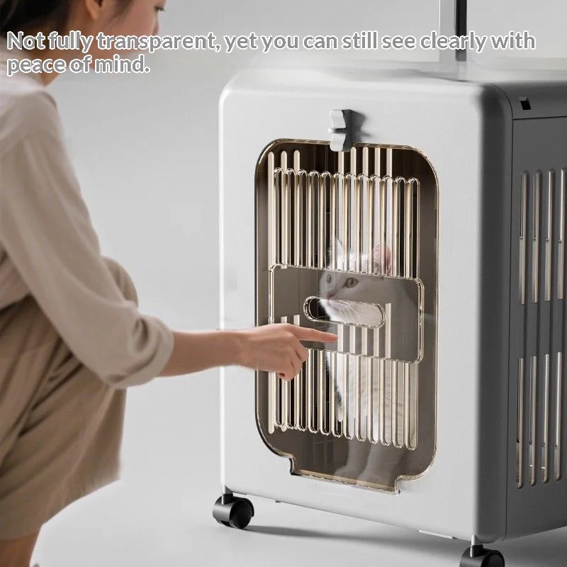 Transportín plegable para gatos y perros, mochila desmontable - imagen 4