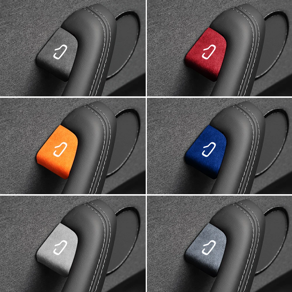 For Tesla Model Y 2025 2026 Italian Premium Suede Juniper Model 3 Highland 2024 2025 2026 Door Switch Patch Trim Sticker