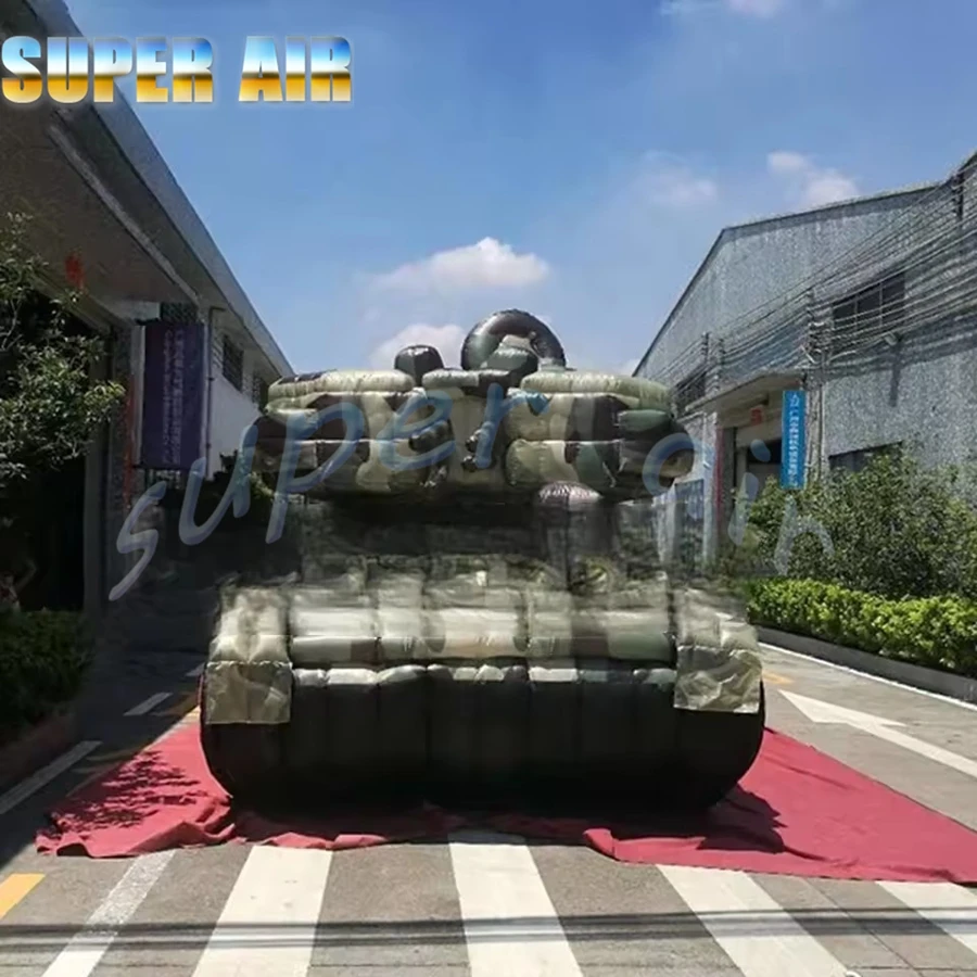 Model of extra large inflatable missiles inflatable tank model for decoration