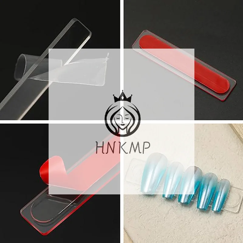 24-40-шт-Прозрачные-клейкие-ленты-для-маникюра-демонстрационные-инструменты-подставка-для-накладных-ногтей-двусторонние-клейкие-стикеры