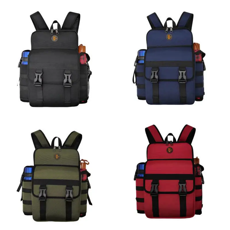 

Мужской и женский общий рюкзак для хранения термочашек для путешествий среднего возраста, износостойкий рюкзак из ткани Оксфорд