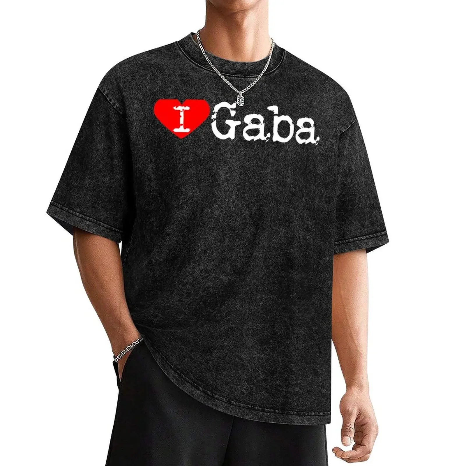 

I Heart Gaba Love Gaba T-Shirt blanks anime tshirt vintage graphic tee men clothings