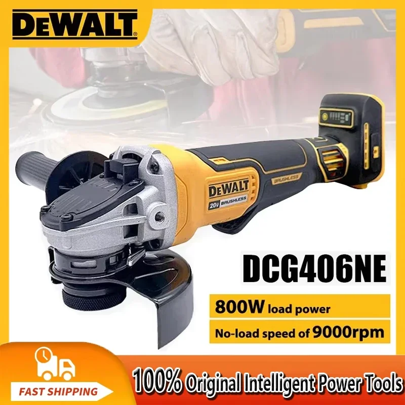 

Dewalt DCG406 125MM Brushless Angle Grinder 9000RPM Cordless Cutting Machine Impact Polisher Machine 20V Rechargeable Power Tool