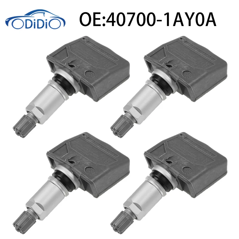 ODiDiO 40700-1AY0A 407001AY0A 433MHZ TPMS Tire Pressure Sensor 407002138R for Nissan Infiniti