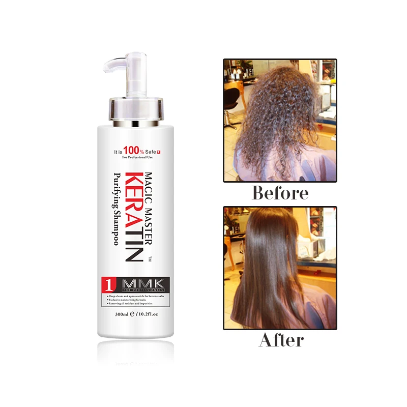 Keratin Hair Treatment no formaldehyde 300ml Brazilian Keratin Smoothy Shiny For Damaged Hair Treatment Eliminate frizz