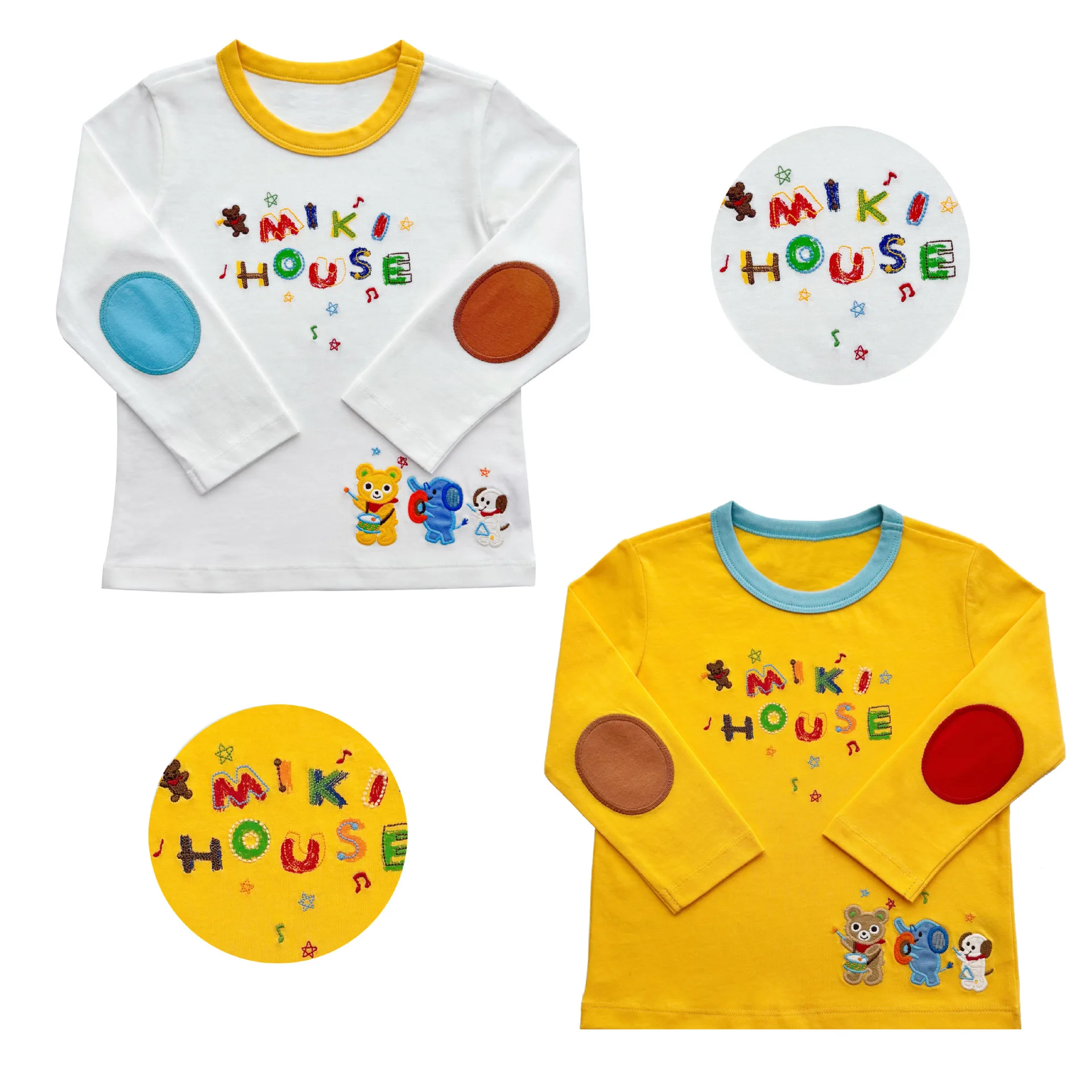 

2025 Autumn New Children's Japanese Cotton Long Sleeve T-shirt Luxury Concert Cartoon Animal Cute Comfortable Long Sleeve T