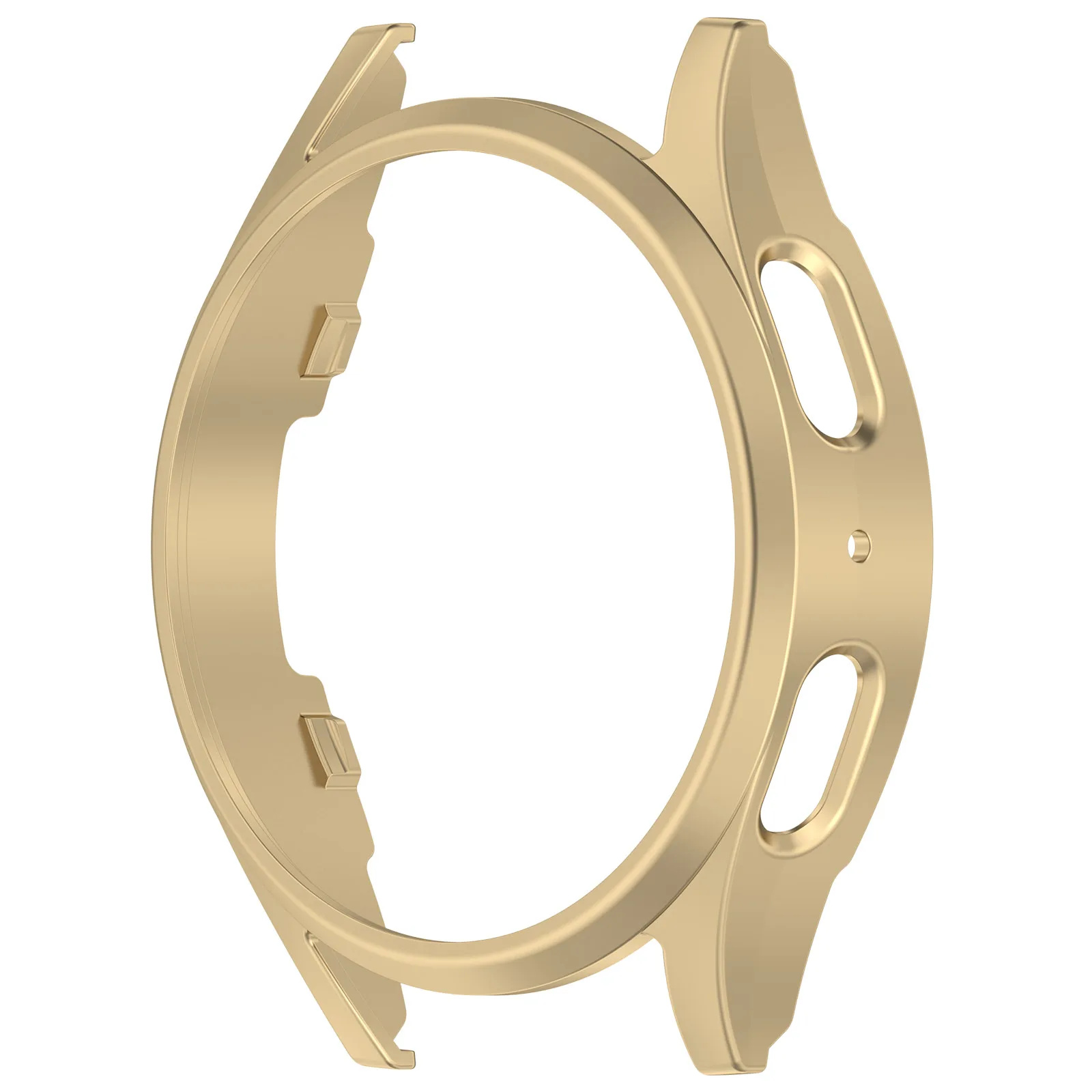 サムスンギャラクシーウォッチ7用のハーフパッケージ中空PC保護ケース、保護シェル、時計バンド交換用アクセサリー、40mm、44mm