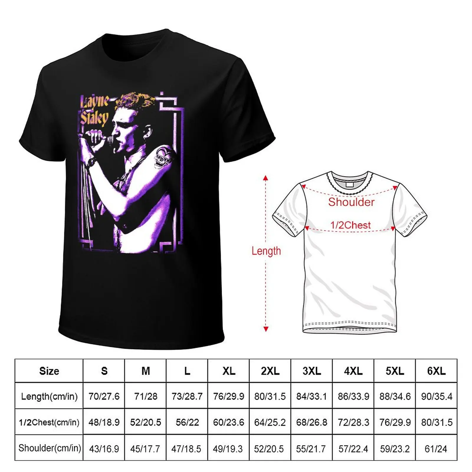 Layne Staley T-Shirt Casual Trendy Streetwear Tee Shirt
