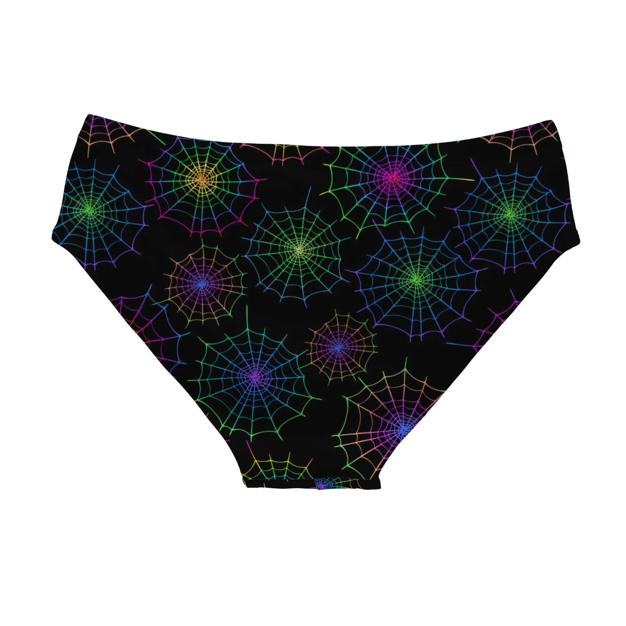 Neon Spider Web Sexy Men's Swimming Trunks Casual Beach Surf Shorts Soft Comfortable Non-Slip Men's Briefs Sexy Bikini Swimwear