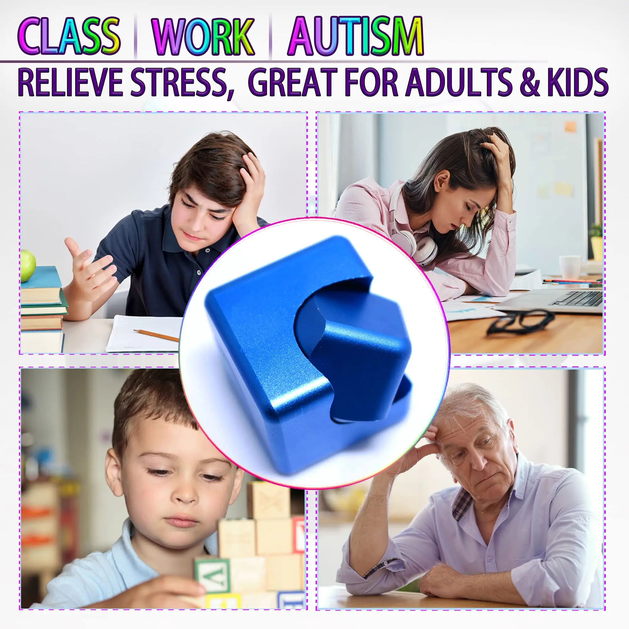 Colorato magnetico Fidget Spinner giocattoli Antistress per bambini Antistress mano metallo Spinner scrivania giroscopio adulto giocattoli regali