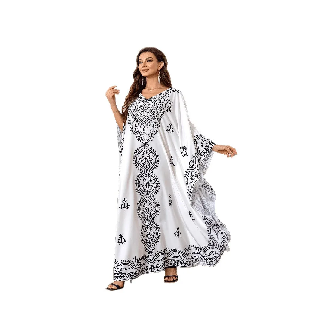 Venda quente, transfronteiriça oriente médio arábia saudita mangas morcego soltas e magros moda arábia saudita abayacw88141