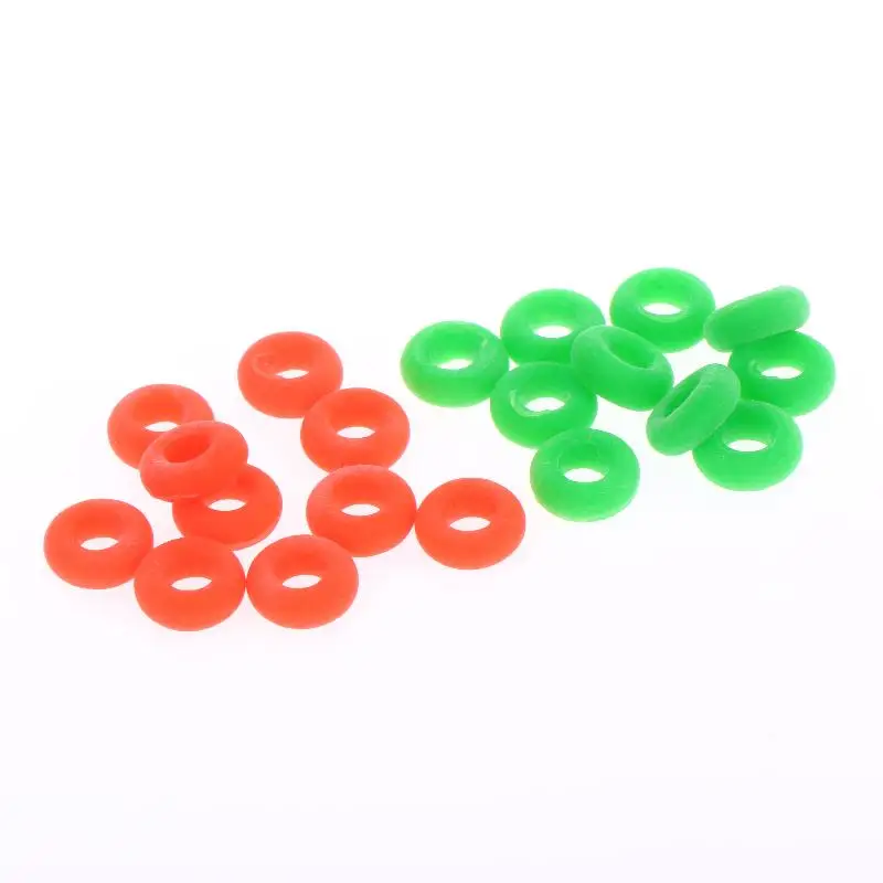 10Pcs Tear Resistant Silicone O Rings Durable Sheep Broken Tail Circles for Small Farm Livestock Raising Supplies