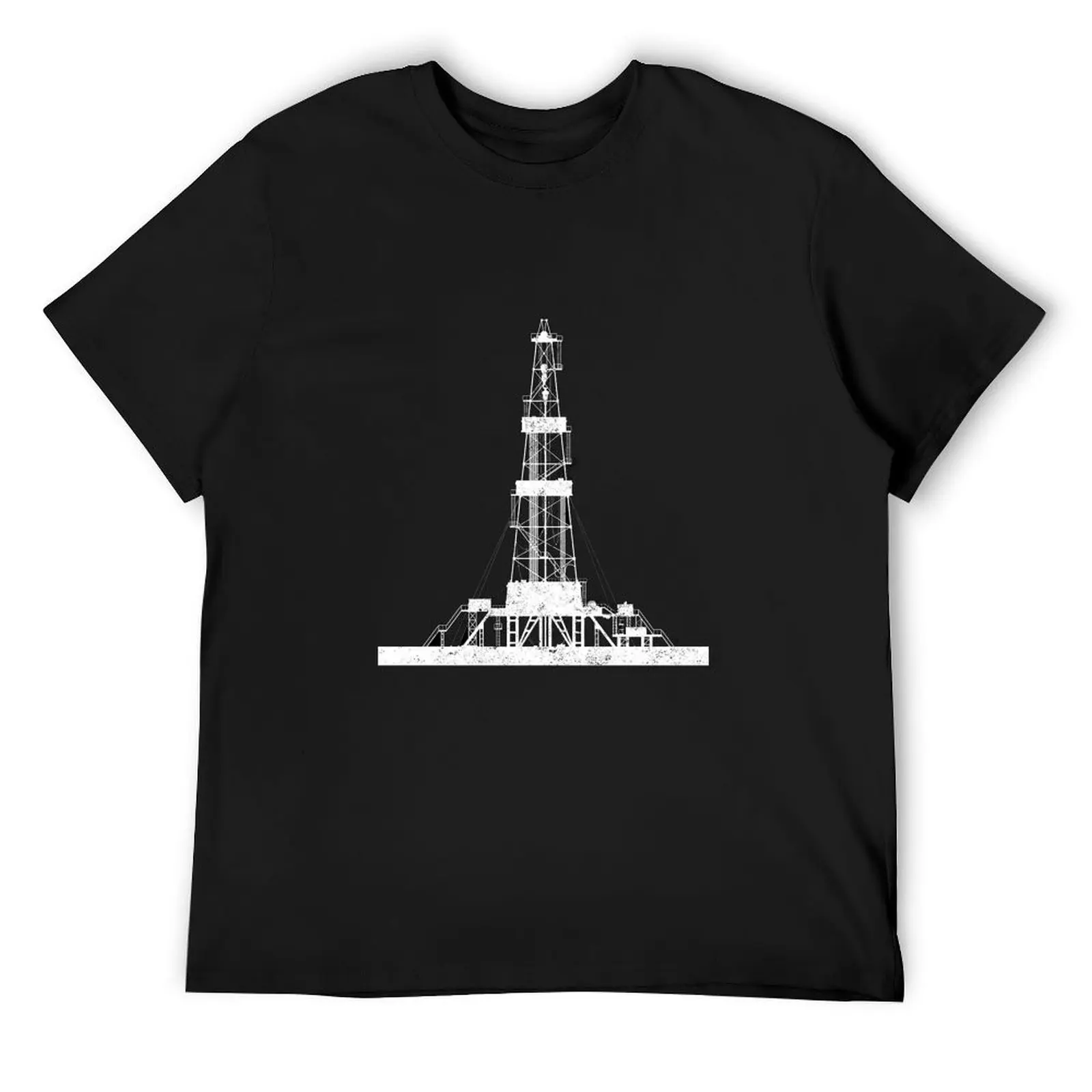 Oilfield Driller Drilling Rig T-Shirt oversized graphic tee graphic t shirt vintage t shirt men 100℅ cotton