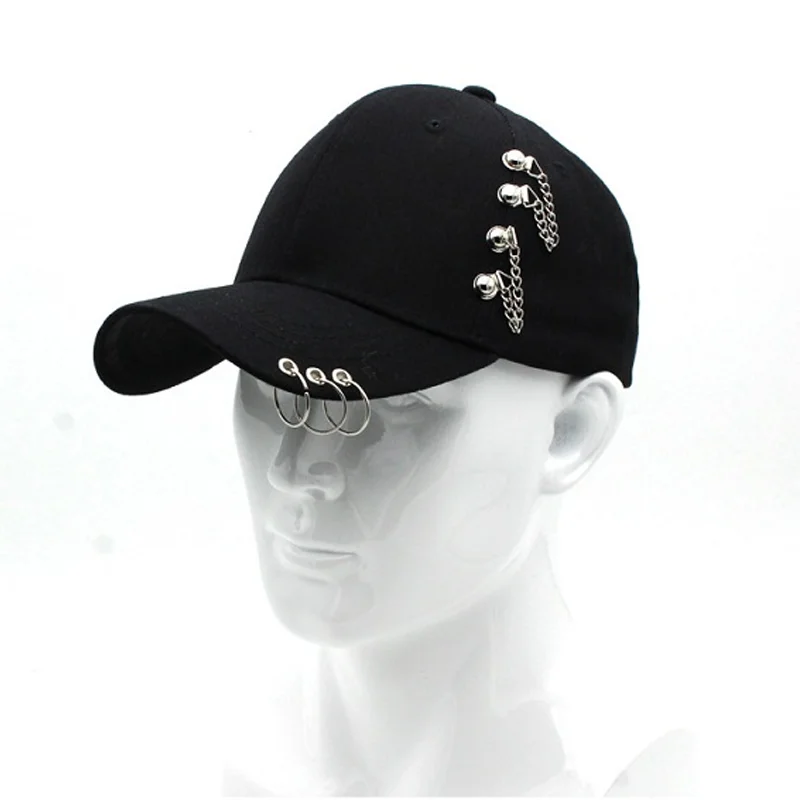 Hip Hop Trucker Hats Visors Women Men Snapback Baseball Cap Adjustable Vintage Iron Chain Outdoor Hats Casquette Dropshipping