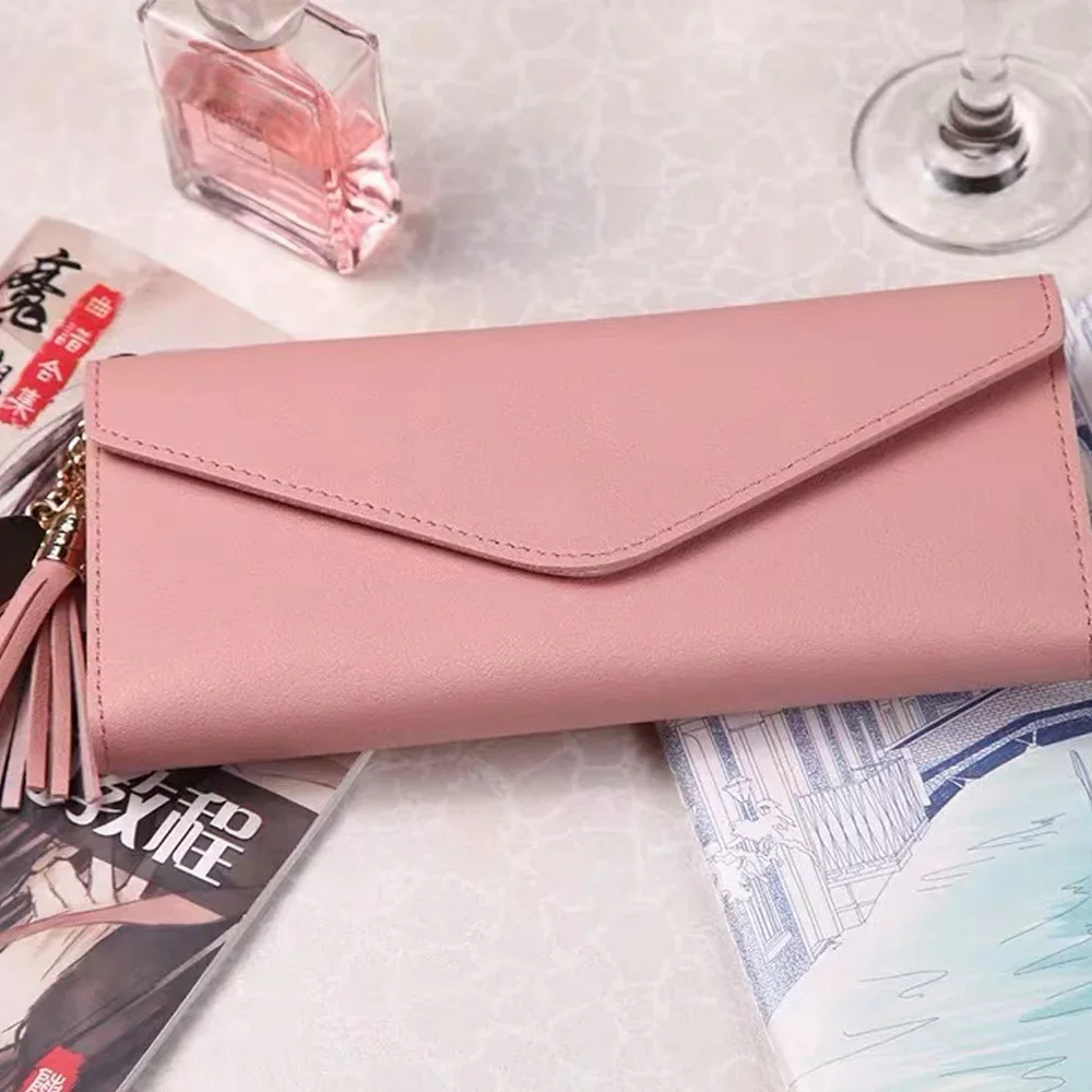 2022 New Women's Wallet Card Holder Fashion Long Coin Purse Ladies PU Leather Purses Portable Card Organizer Wallets Clutch Bag