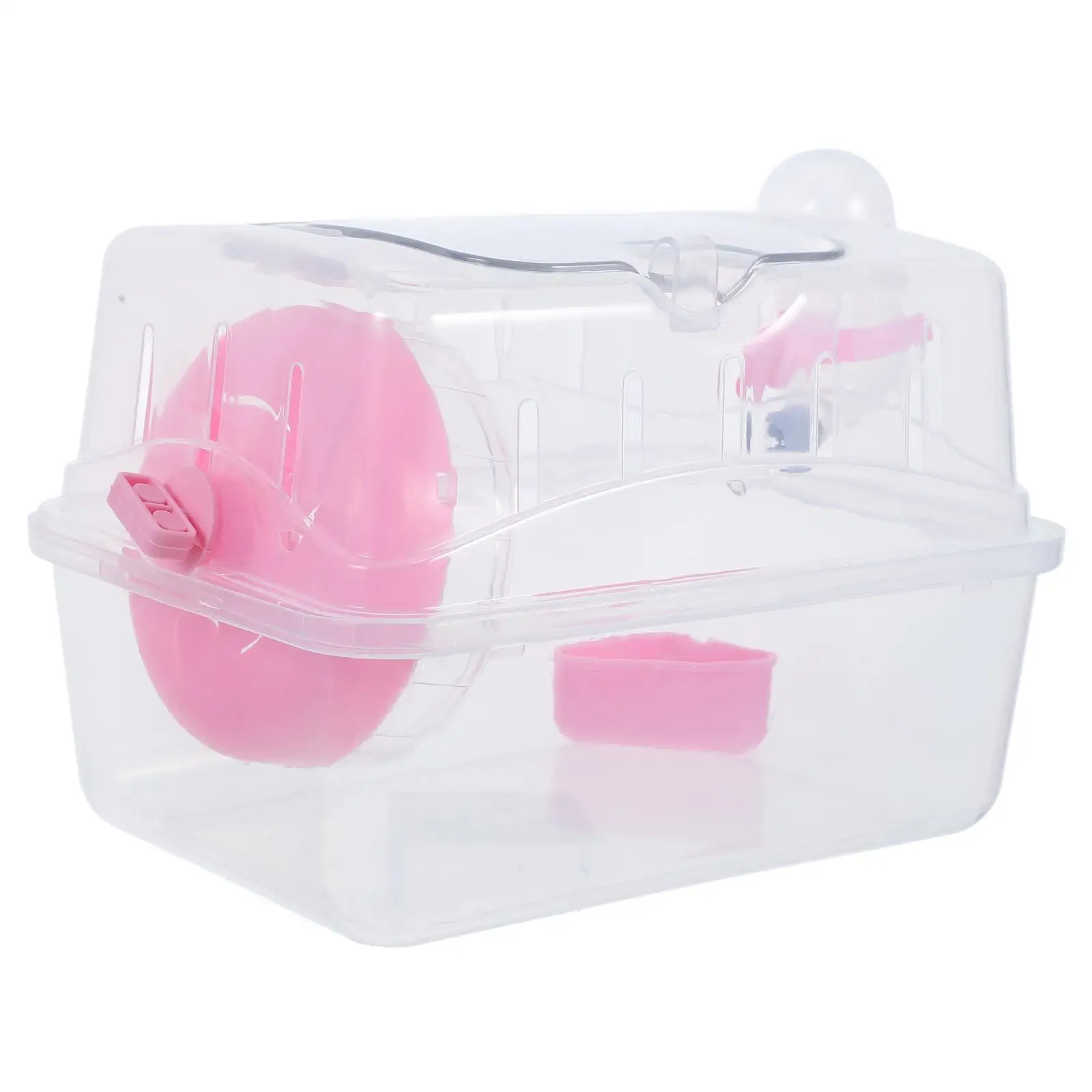 

Hamster Cage Guinea Pig Holder Transparent Travel Outdoor Carrier Handheld Dwarf Case Pet House Small Animal Enclosure