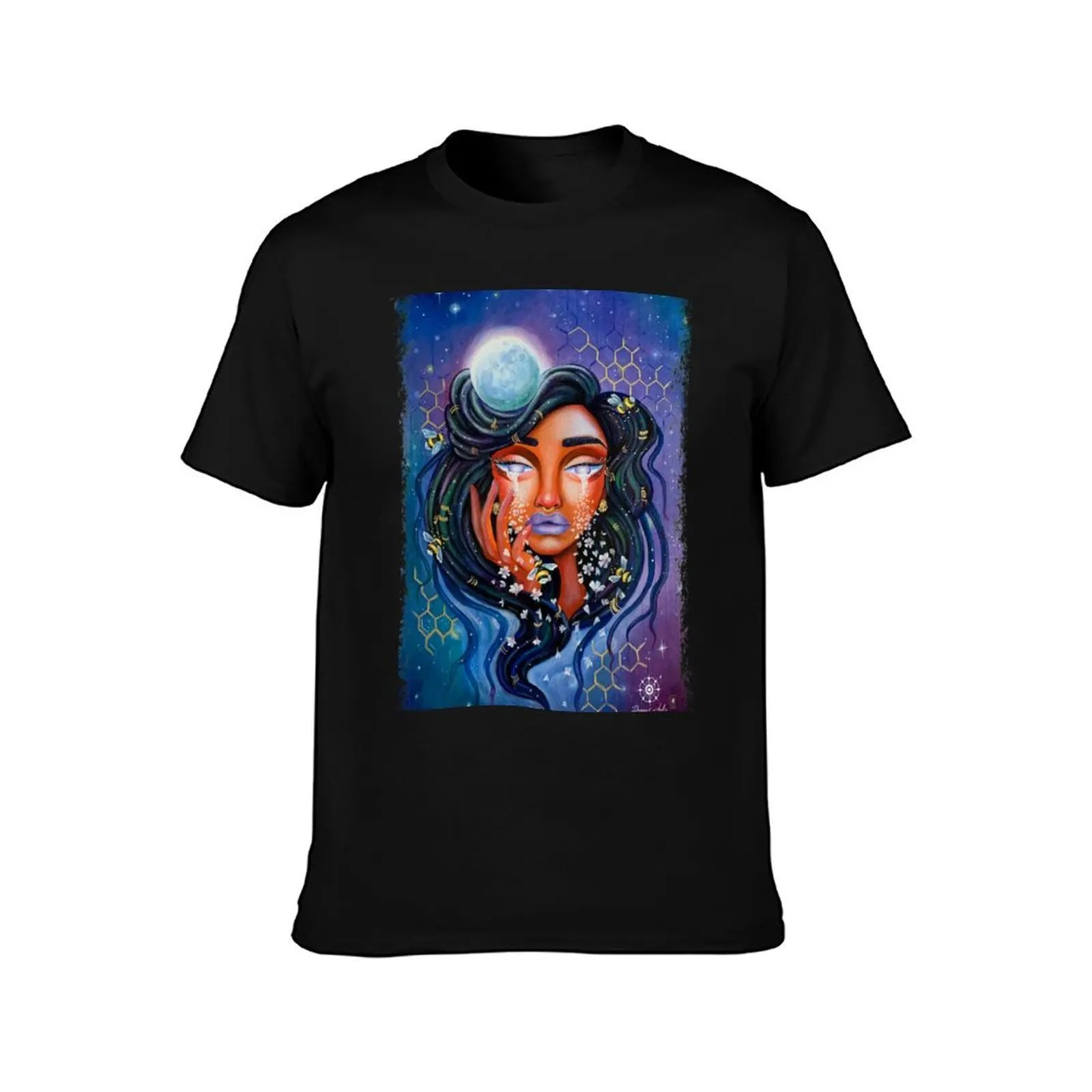 The Crying Girl T-Shirt Casual Light Summer Short Sleeve Top T-Shirt