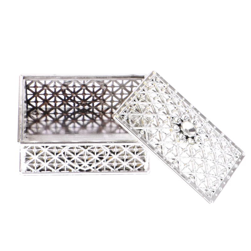 New 1PC Mini Retro Treasure Storage Jewelry Box Candy Necklace Earring Bead Trinket Box Small Wedding Decor Party Favor Gift