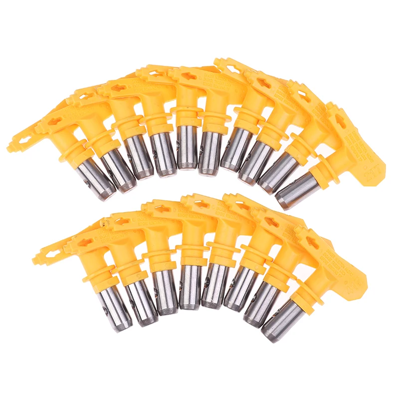 1PC 2/3/4/5/6 Series Airless Spray Gun Tip Nozzle Yellow for Wa9ner Paint Sprayer Powder Coating Airbrush Nozzle Repair Tool