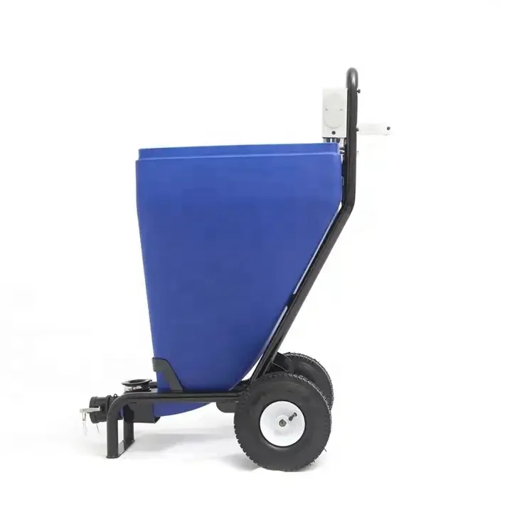 Blue 105L Airless Lacquer Sprayer Container Gypsum Hopper Texture Hopper