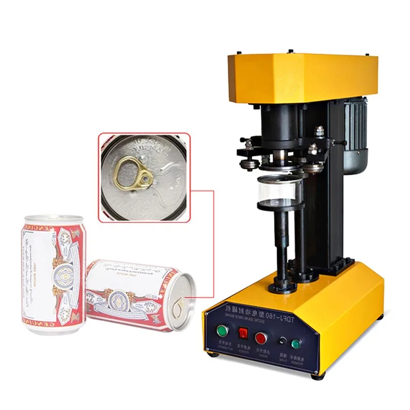 

Tdfj-160 High Quality Pet Bottle Sealing Machine / Canning Seamer / Can Sealer For Tin Can