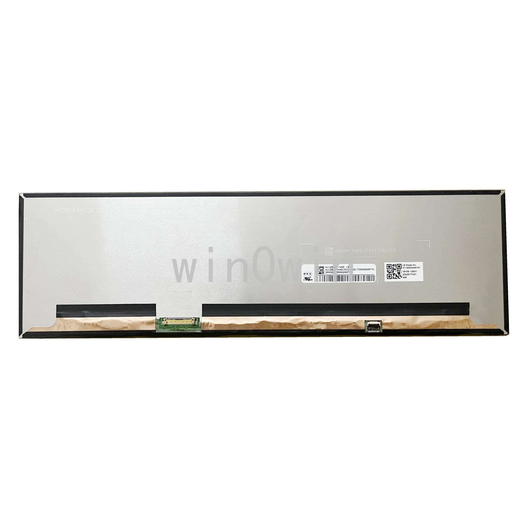 

NV126B5M-N421920×515 30 pin EDP NEW 12.6" long Strip Screen