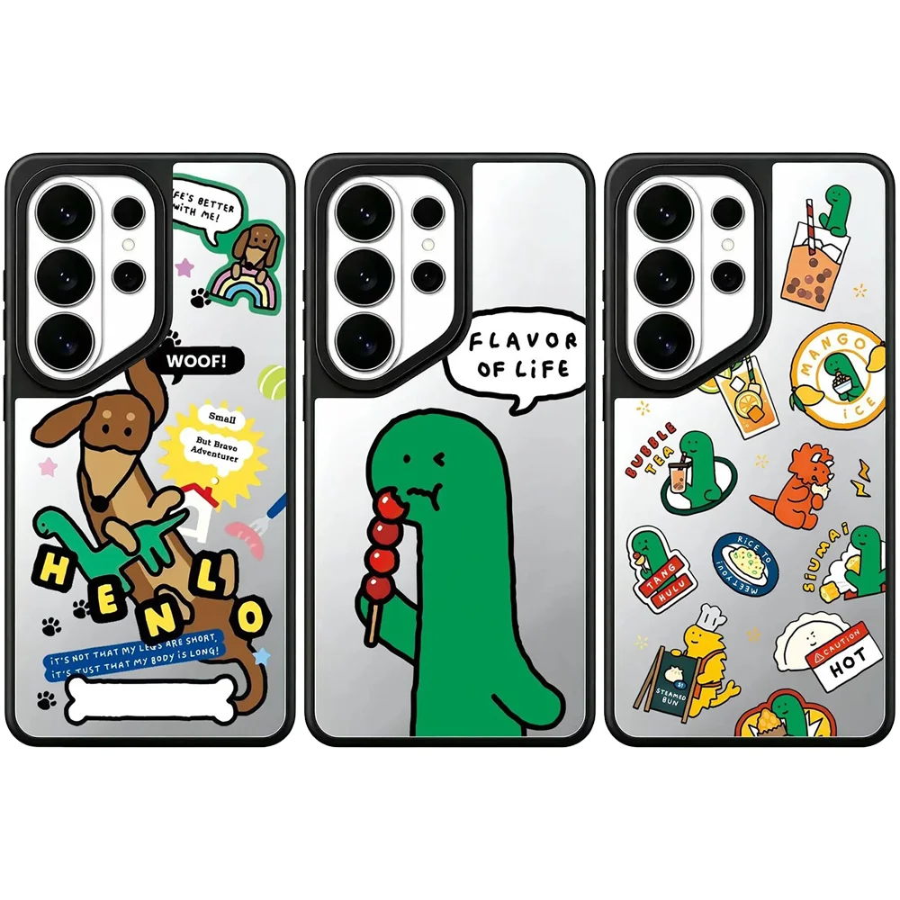 

6051369 Mirror Magnetic Case: Compatible with Samsung Galaxy S23 U S24U S25 S26 Ultra S25+ S26 Plus Shell