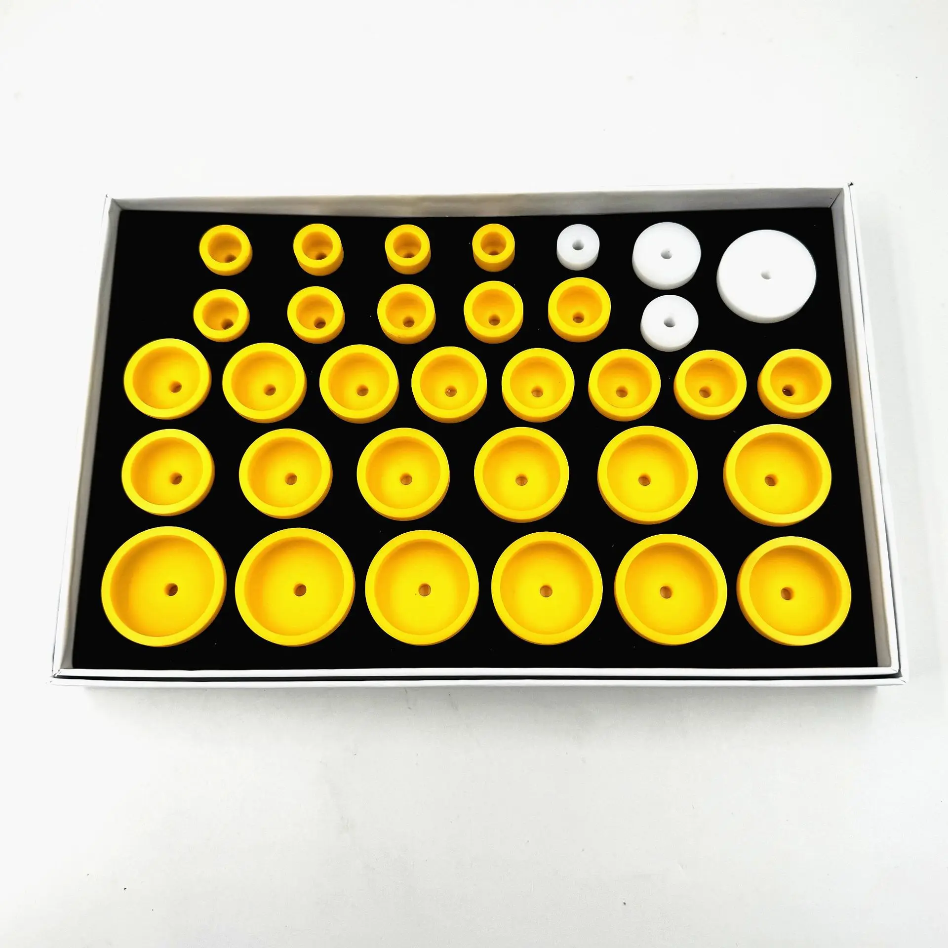 33pcs Professional Watch Press Set Watch Back for CASE Closing Tool & Fitting Die Watch Repairing Tool Die Kit for Watchmaker