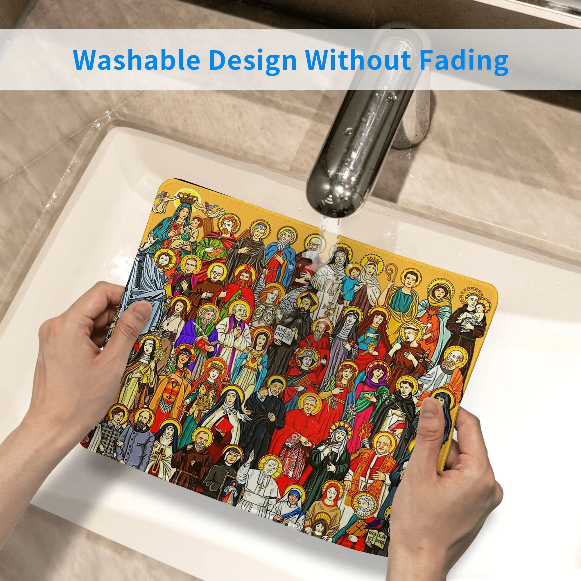 القديسين، جميع القديسين، الكاثوليكية القديسين ماوس الوسادة الكمبيوتر لوحة المفاتيح ماوس حصيرة ألعاب الكمبيوتر المحمول مكتب حصيرة مكتب الملحقات الجدول حصيرة