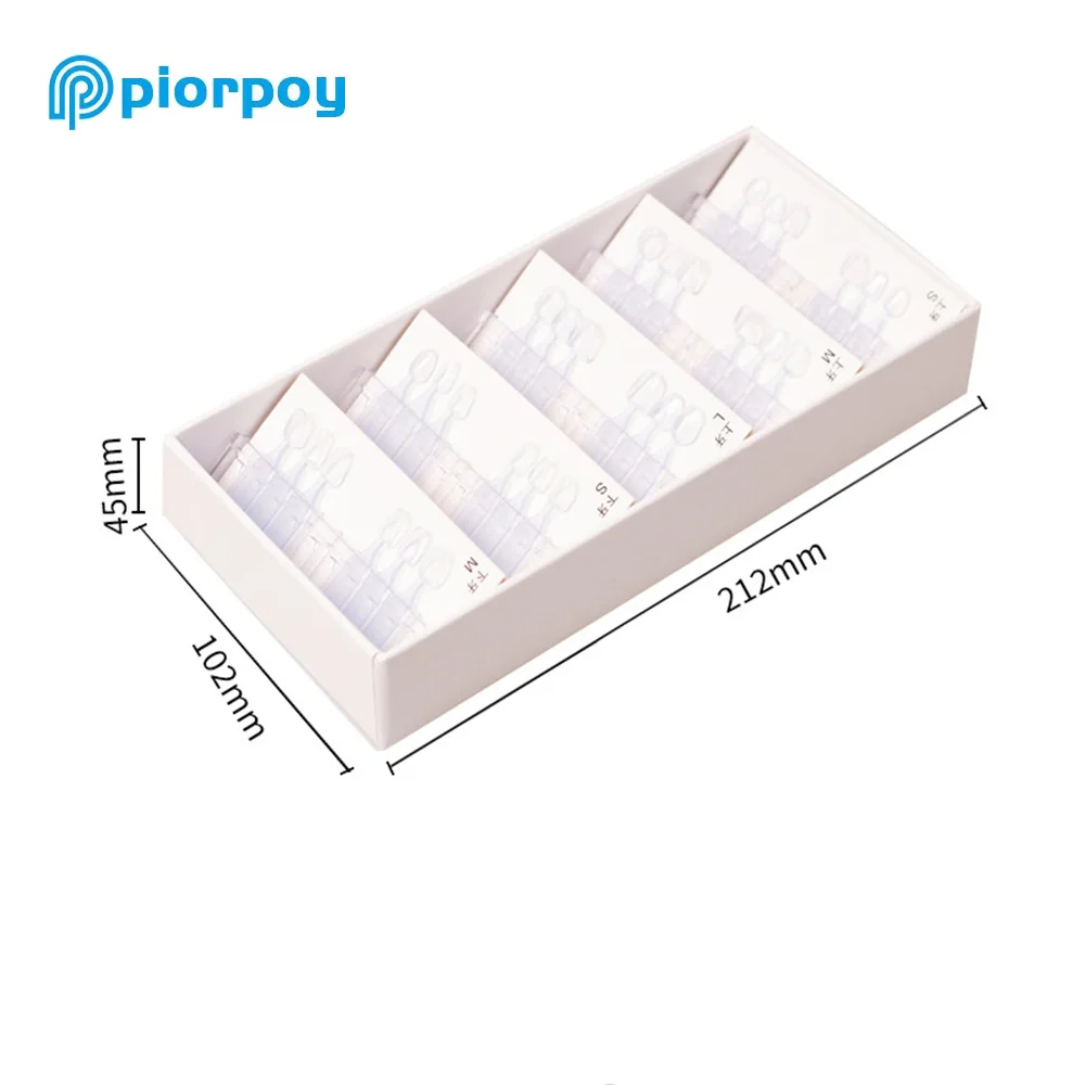 PIORPOY Dental Veneers Mould Composite Resin Light Cure Adhesive Bonding Whitening Dentistry Products Tooth Partner 30 Pcs/Box