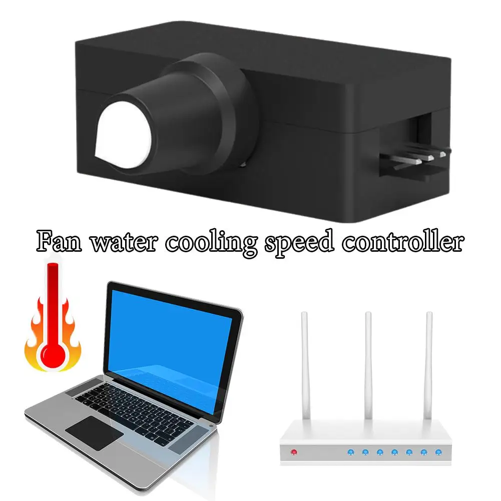 4Pin PWM Fan Governor PWM Governor USB TYPE-C Power Supply DIY Watercooling Cooler Option Speed Controller Computer Cooling Tool