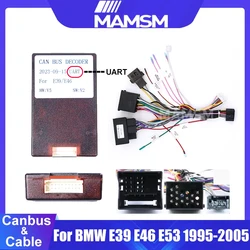 Cabus Box For BMW E39 E46 E53 1995-2005 16 PIN Android Wire Cable Adapter BMW-XB-01 Car DVD Media Stereo Audio
