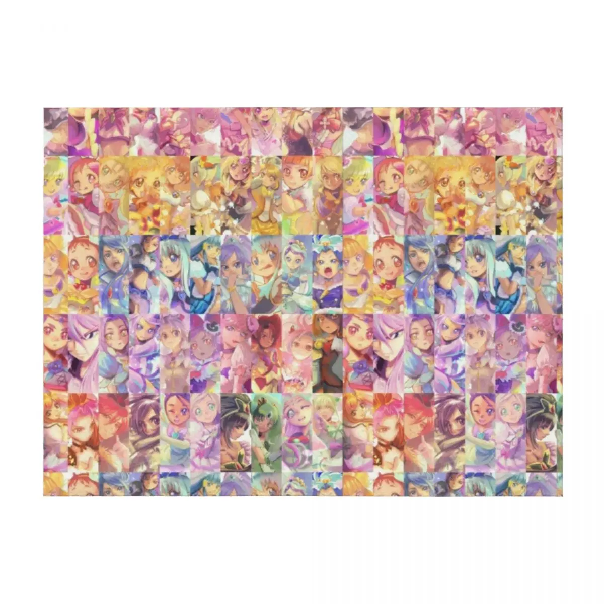 

Precure All Stars - New Stage - Mirai No Tomodachi Throw Blanket Decoratives Flannel Fabric Soft Beds Luxury Blankets