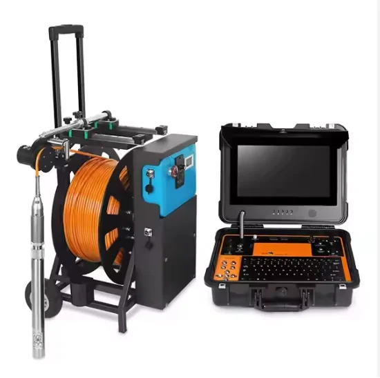 GV13-45E 200m HD Deep Well Borehole Camera 45mm Dual View Rotation Camera Head with Electric Cable Reel