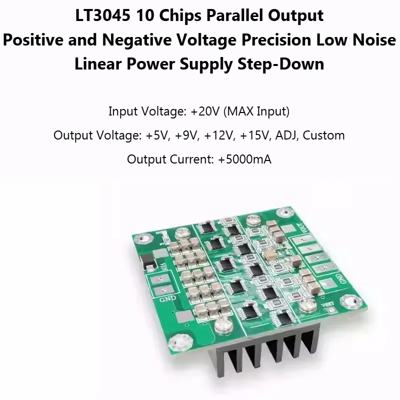 VoltSLT3045 Module 10 Pieces Of Positive Voltage Power Supply In Parallel Low Noise Linear RF Power Supply 4 Layers PCB Voltage