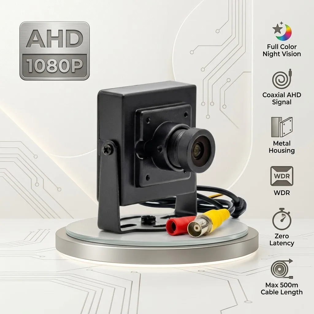 IMX323 AHD 1080P 2MP Mini Camera 2.8/3.6/6/8/12/16/25mm Lens IMX323 Startlight Module for Home/Store/Warehouse/Parking/Farm