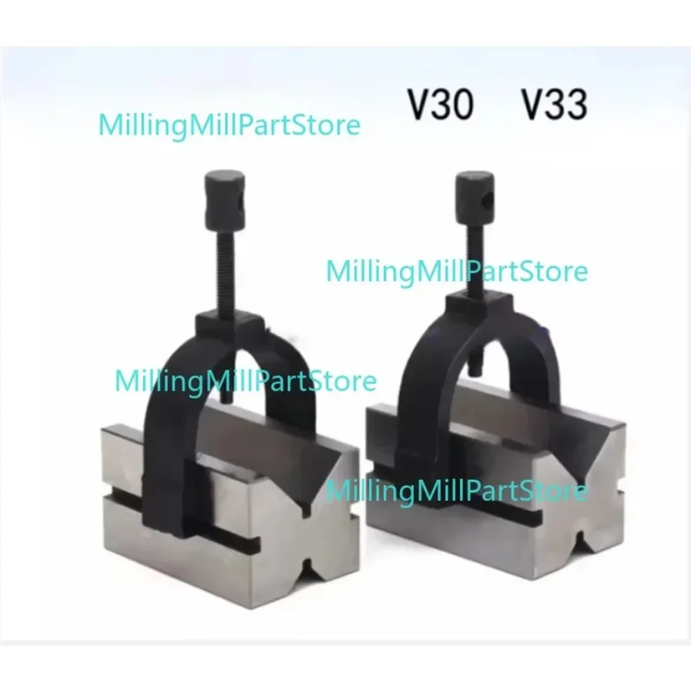 1pc V30 V33 Jig High Precision V Type Block Clamp Machinist Blocks Vise Fixing Block Tools