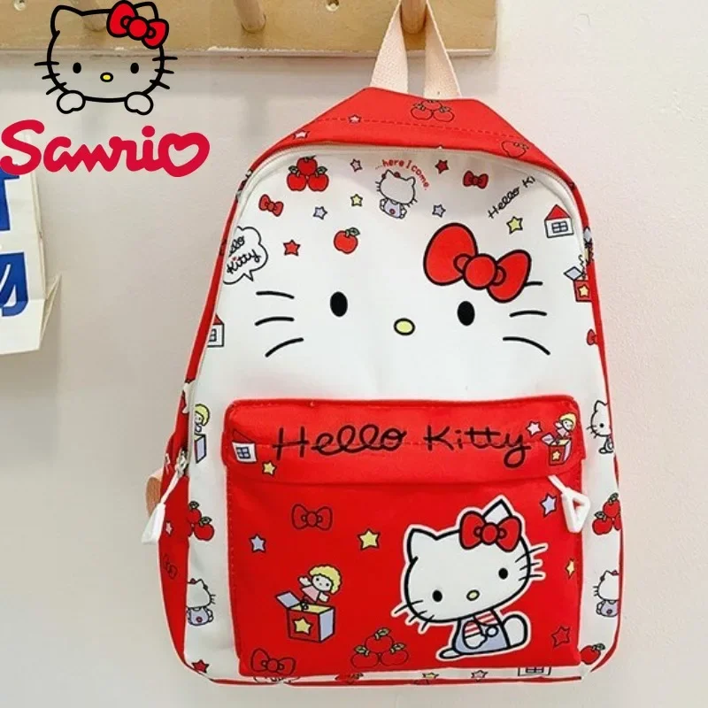 Hello Kitty Kuromi Melody Cinnamoroll Pochacco New Cute Cartoon Casual Student Backpack Fashion Large Capacity Girl Backpack
