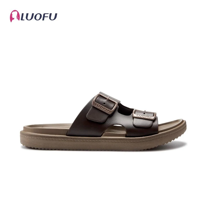 LUOFU Men\'s Sandals and Slippers Summer Fashion Versatile Adjustable Indoor and Outdoor Anti slip, Non odor Feet EVA Slippers
