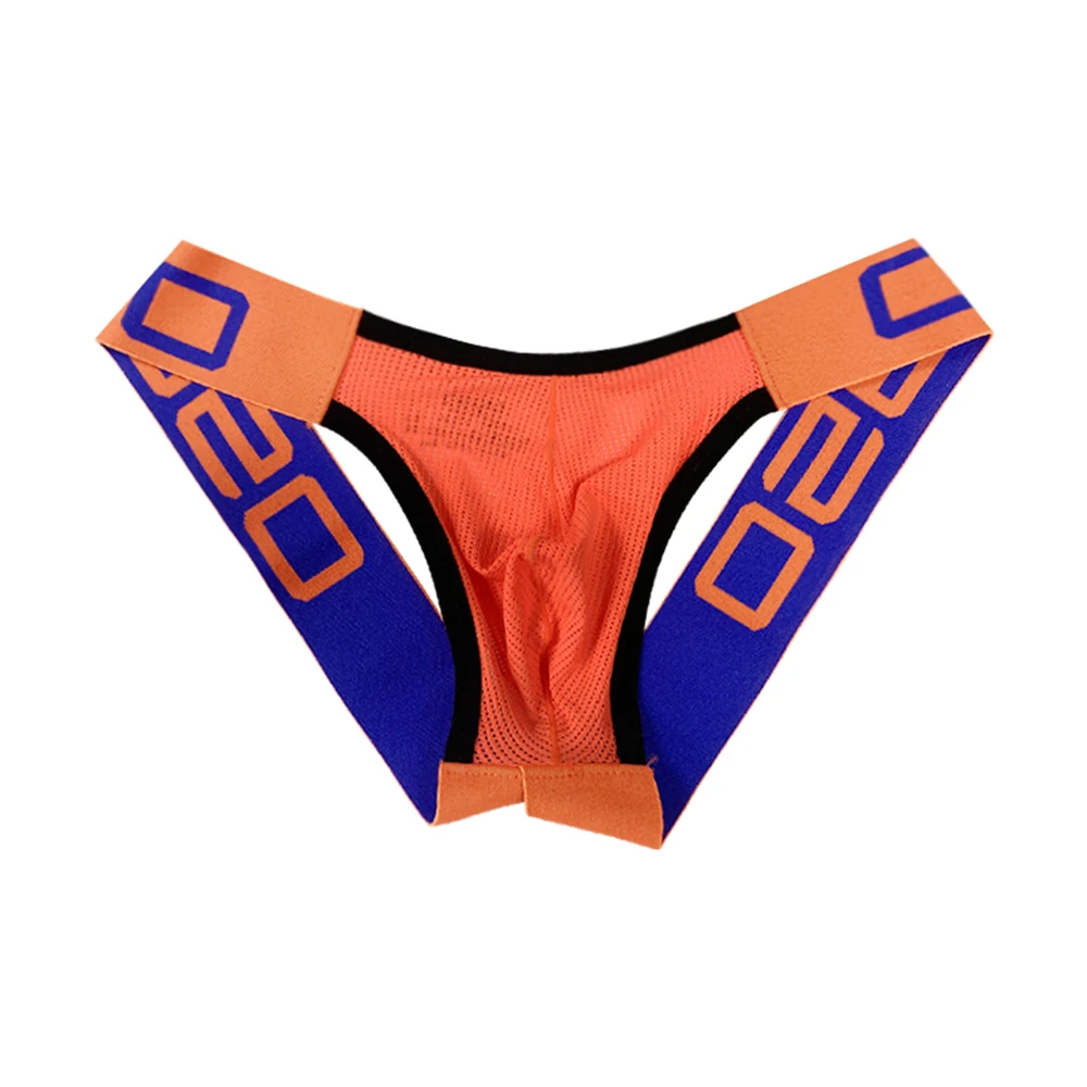 Ropa interior Sexy Gay para hombre, Bikini de malla con suspensorio, lencería transpirable, calzoncillos, Cueca, Tangas