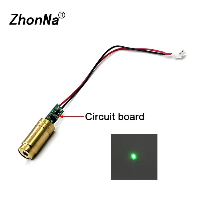 Calibrated Cross Line Laser Module, Red Green Light Glass Lens, Adjustable Diode Diameter, 12mm Optical Instrument
