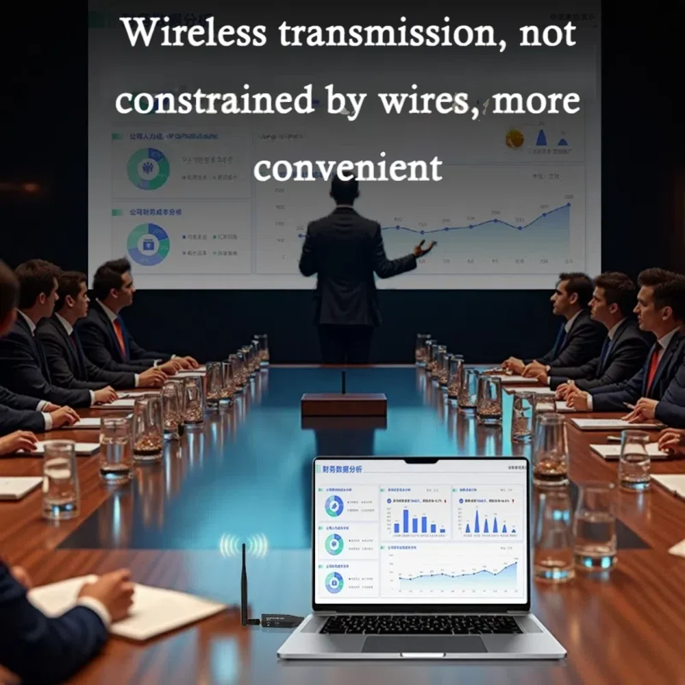 5G 50m Wireless Wifi HDMI Video Transmitter Receiver Extender TV Stick Dongle Adapter for Camera DVD Laptop PC To TV Projector
