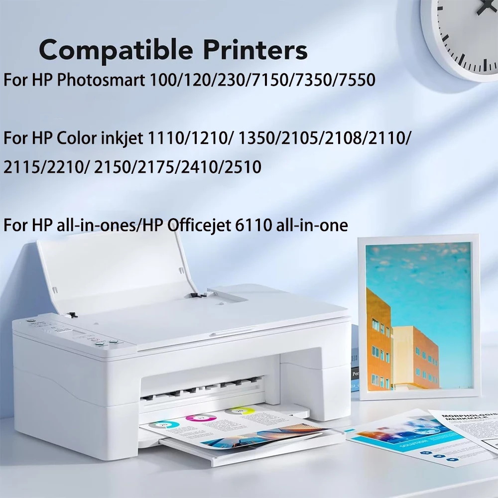 For HP 56 57 Compatible Refillable Ink Cartridge for HP 56 57 XL PSC 4200 1110 1205 1210 1215 1219 1315 1340 1350 2210 Printer