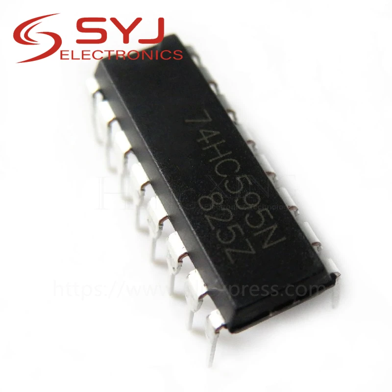 10pcs/lot SN74HC595N SN74HC595 74HC595N 74HC595 DIP-16 new original In Stock