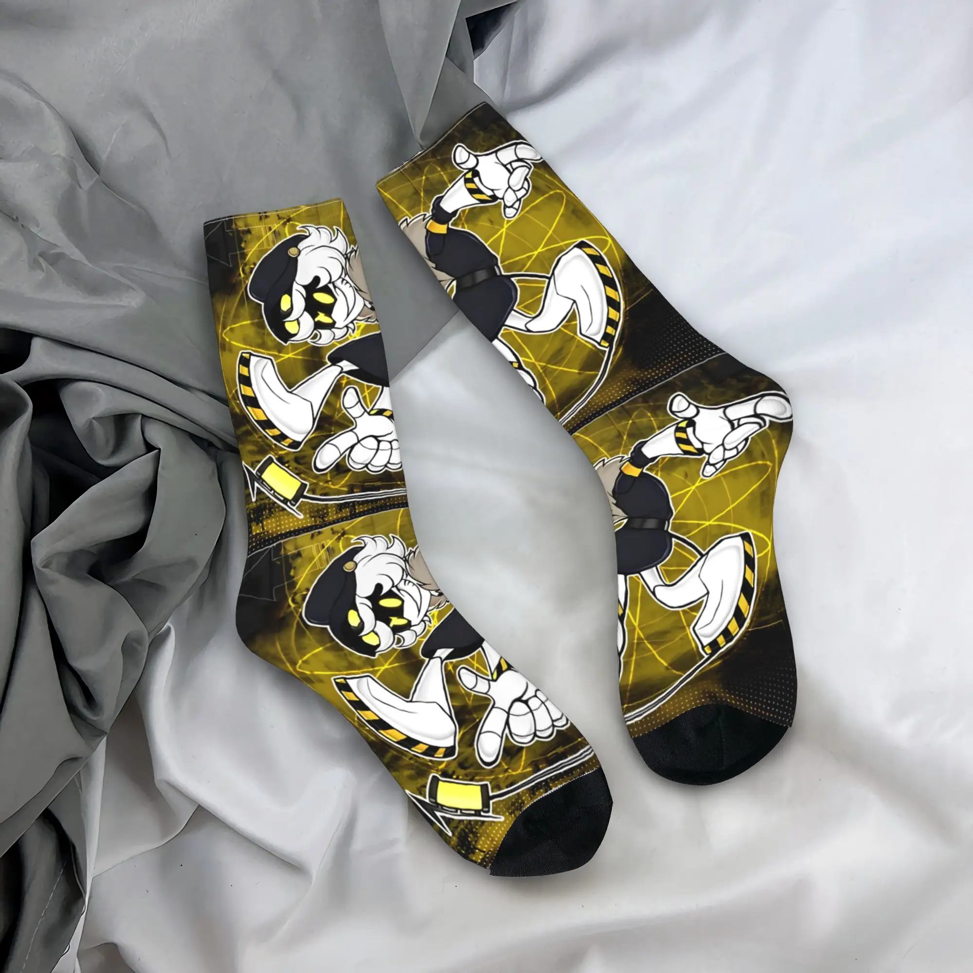 

Носки Robot Murder Drones V Uzi, новинка, зимние нескользящие мужские носки унисекс, качественные носки для скейтборда на заказ