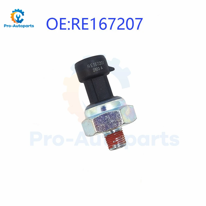 RE167207 Oil Pressure Sensor for John Deere Engine Code DT466E I530E DT466/530 HT53 Engine Tractor 4640 4840 5065M Sprayer 4720