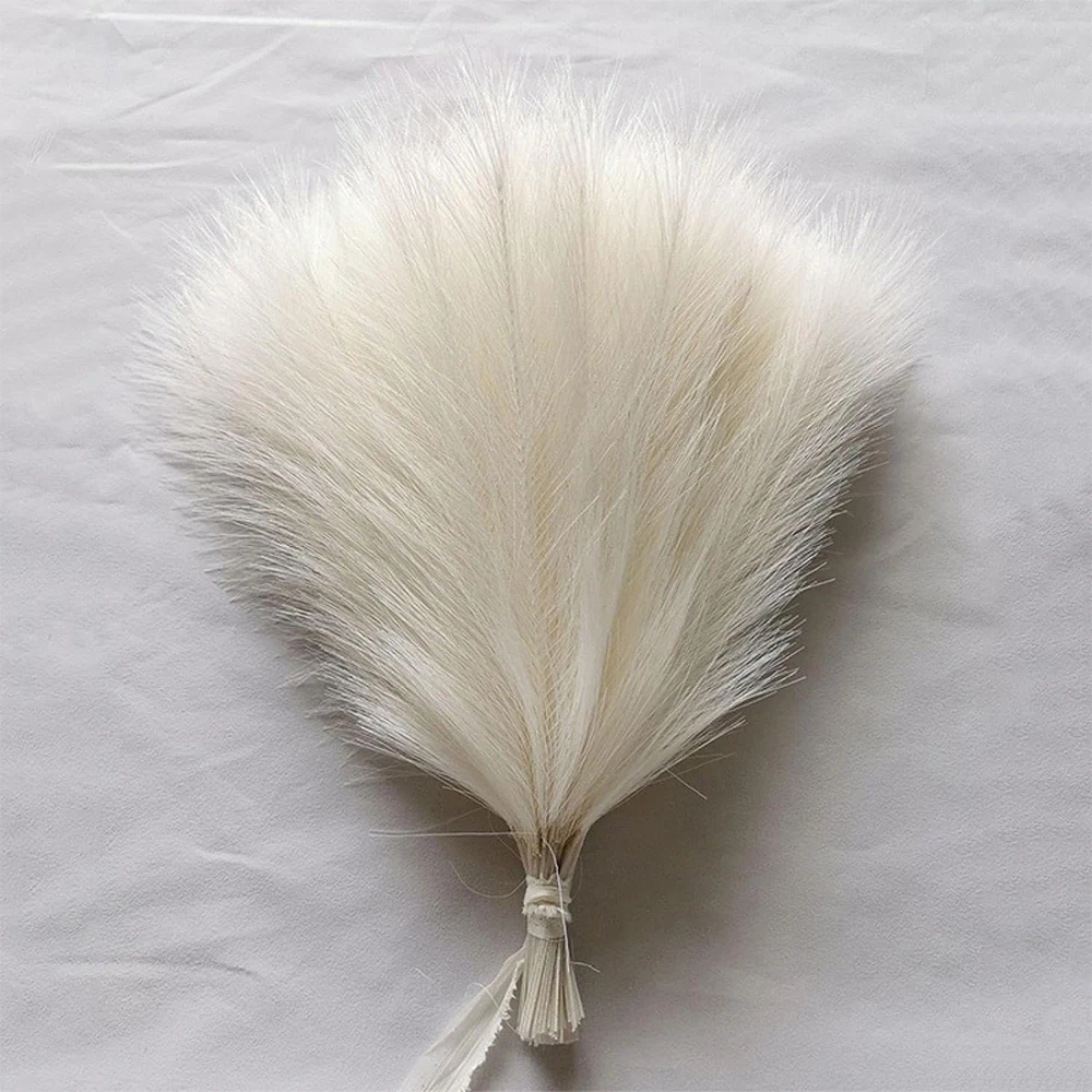 10/30Pcs Fluffy Pampas Artificial Flowers Decor Fake Plant Reed Grass Flower for Wedding Boho Bouquet Party Home Vase Decor