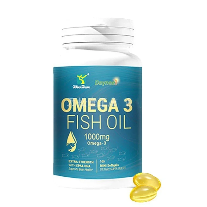 

1 bottle deep-sea fish oil soft capsule reduces three highs improves immunity promotes metabolism supplements nutrients