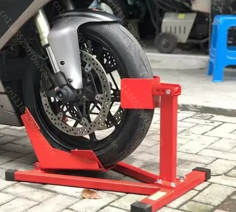 Motorcycle Front Wheel Parking Frame Trailer Parking Repair Display Consignment Towing Frame Front Wheel Fixing