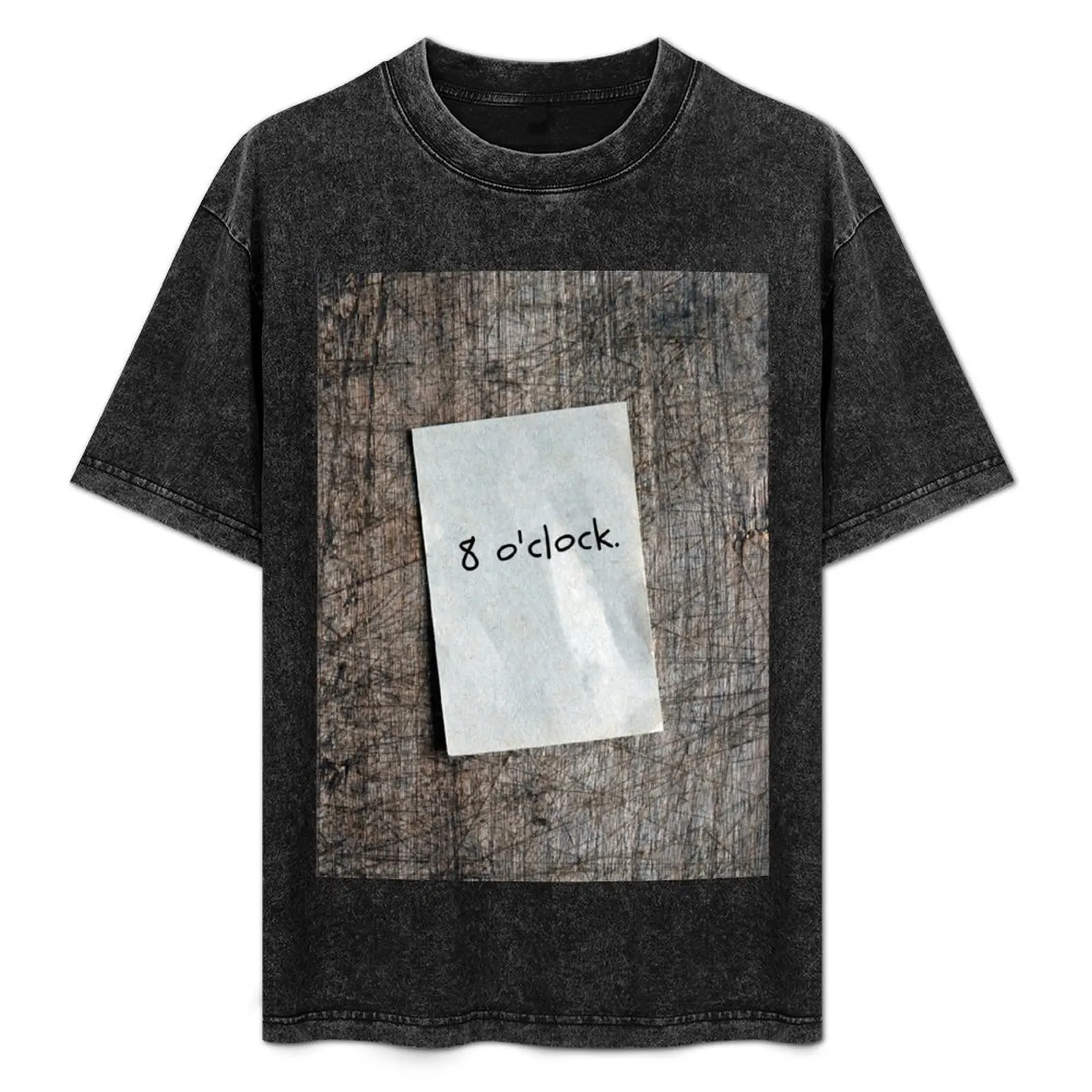 

Written On A Piece Of Paper. T-Shirt Short sleeve tee vintage Anime t-shirt Aesthetic clothing plain black t shirts men